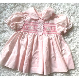 A Little Angel Smocked Dress Sz 6-9 mos